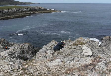 /images/SWM examining the rocks of the Durness Limestone group (7)comprweb.JPG